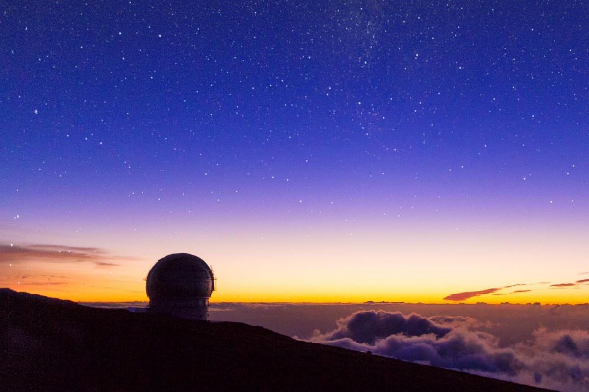 Roque de los Muchachos. Observación de estrellas en La Palma