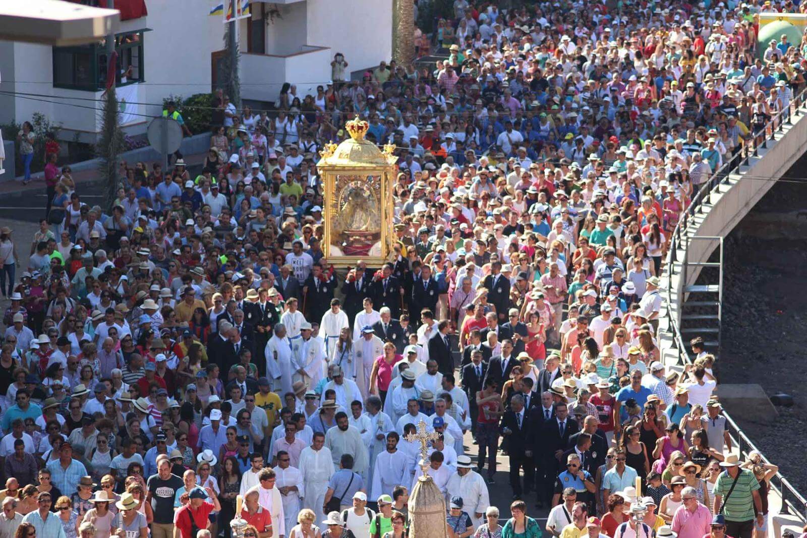 Fiestas lustrales La Palma, virgen de la NIeves