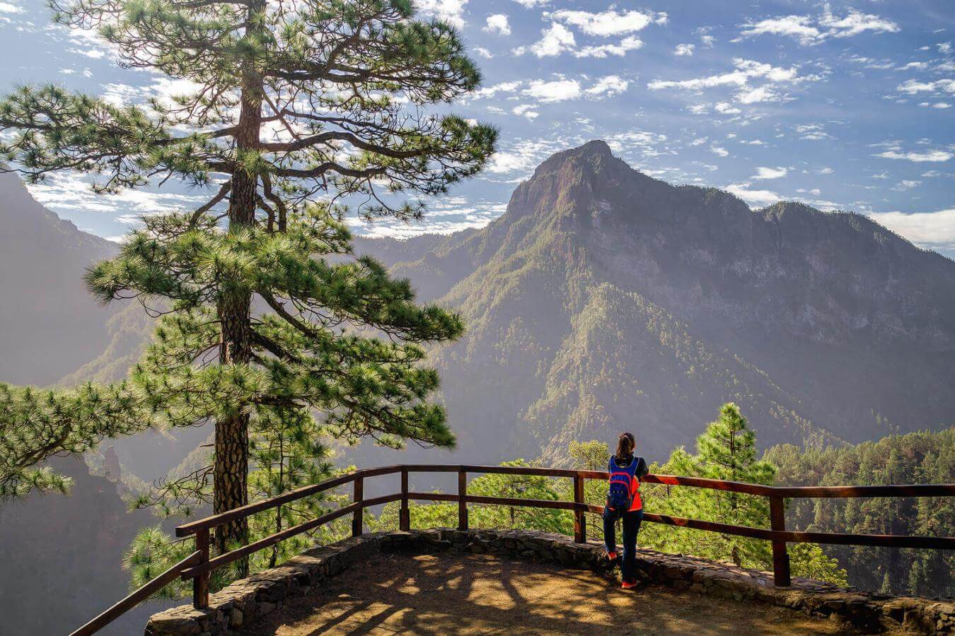Vista sobre La Caldera de Taburiente